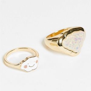 Monki Cloud Ring Set